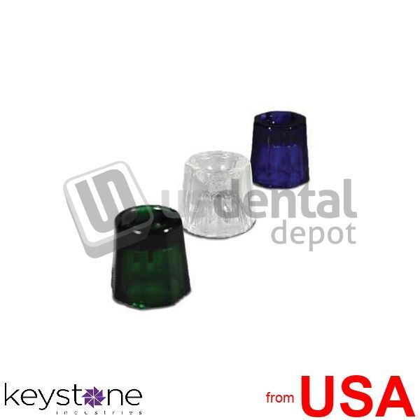 KEYSTONE Prehma BLUE Glass Dappen Dish, single dappen Dish 12pk – 12pk – 446303