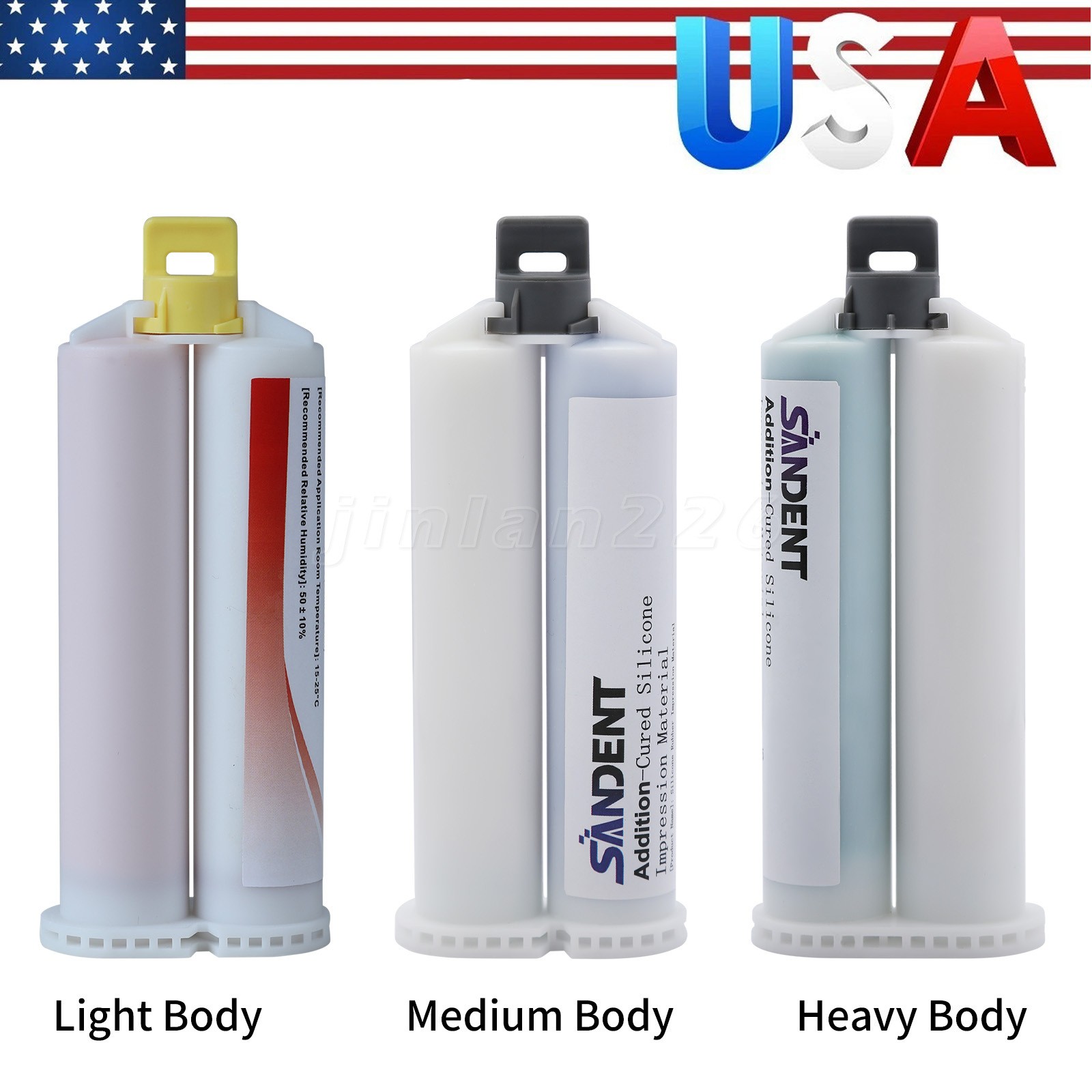 20x50ml Fast Set Light/Medium/Heavy Body Dental VPS Impression Material