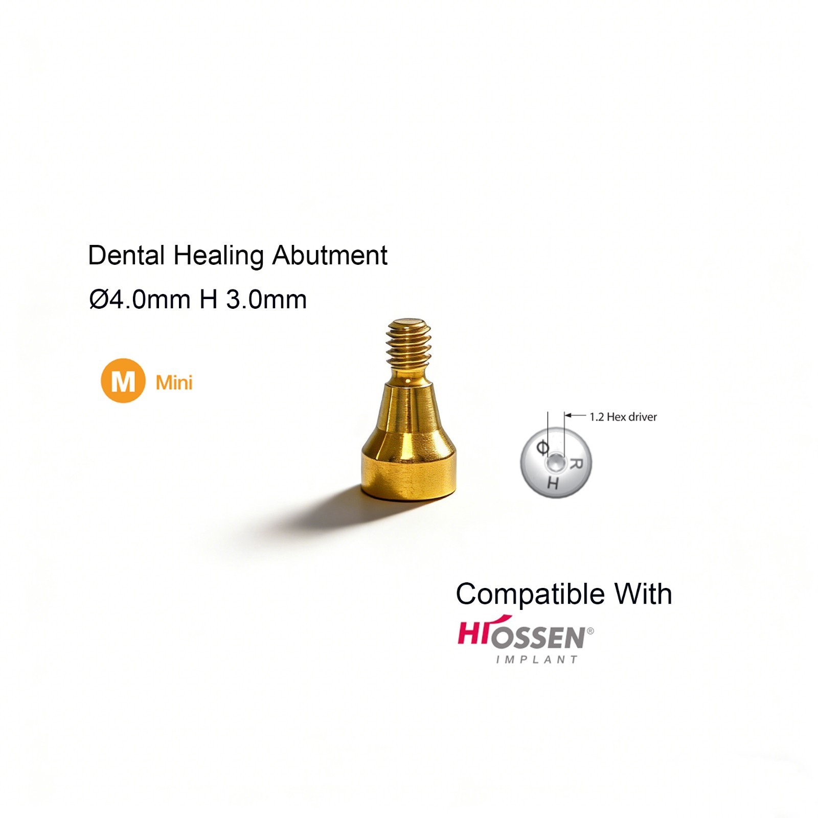 Hiossen Implant System Zest Locator Healing Transfer Abutment Impressions Analog
