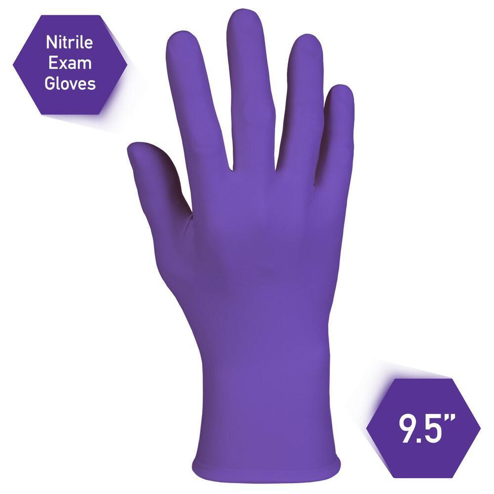 100 Pack Kimtech 55081 Disposable Gloves, Size Small, 6 mil, Nitrile