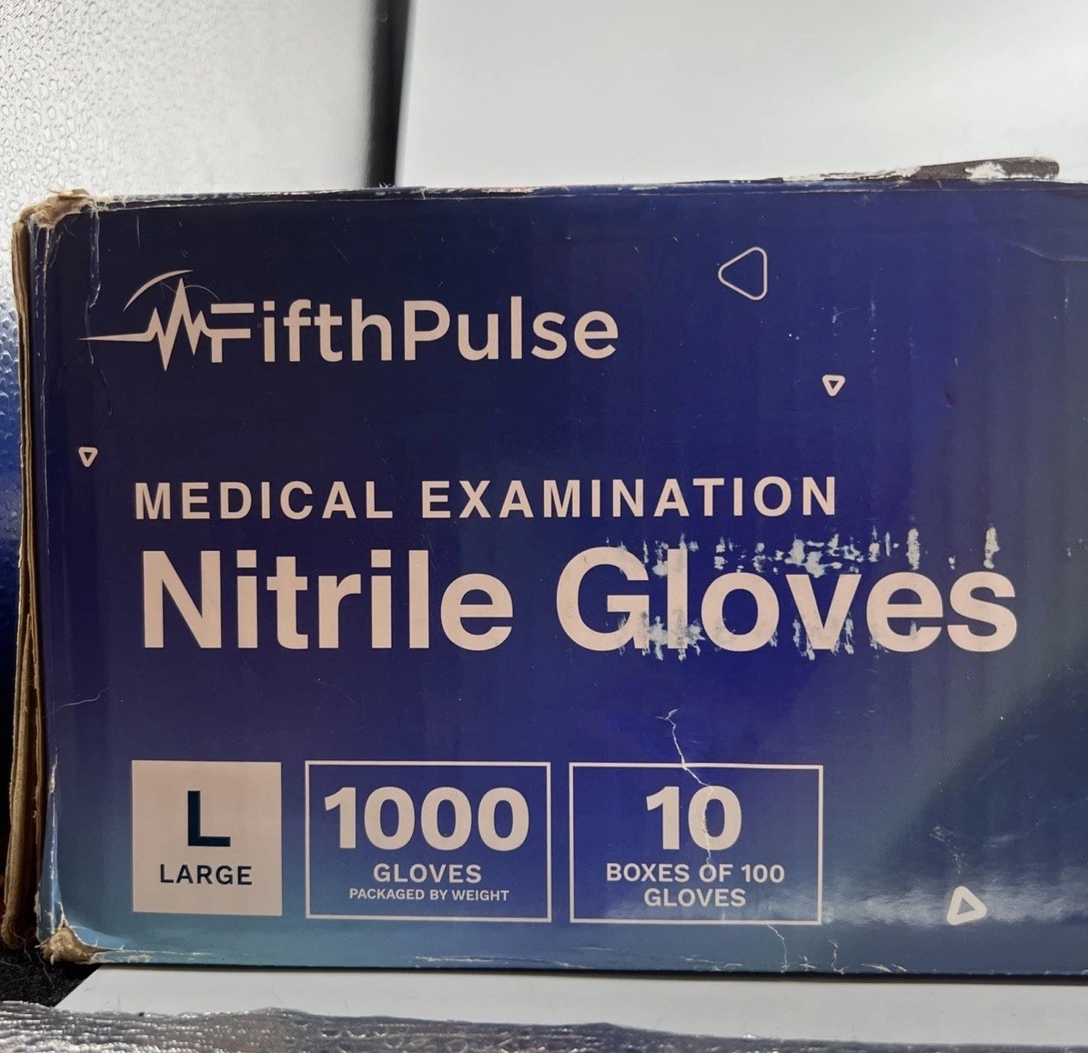 Medical Exam Blue Nitrile Gloves LARGE 1000 Count – Powder and Latex Free