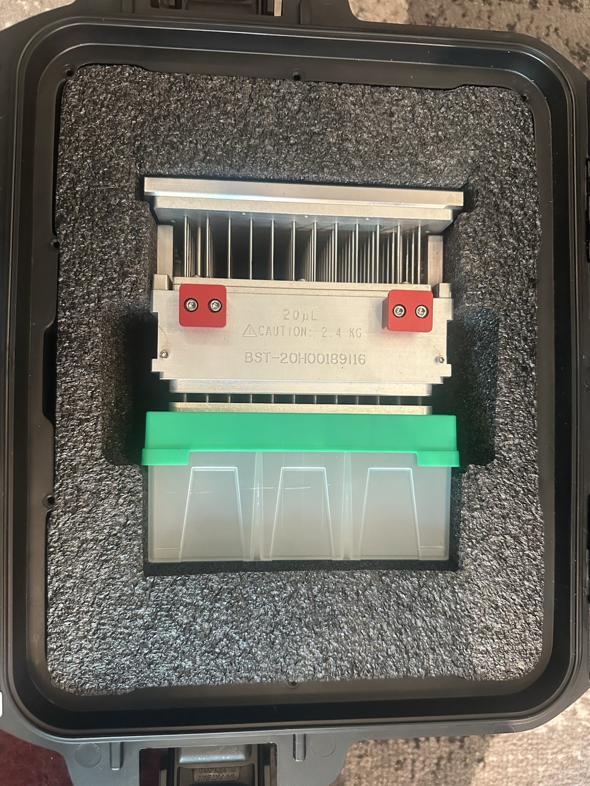 Rainin BenchSmart 96 Automatic Pipette System 20uL Instrument Head and Case