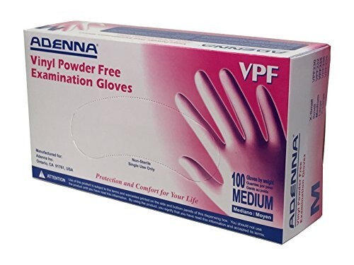 Adenna Vinyl Powder Free Exam Gloves (vpf235)