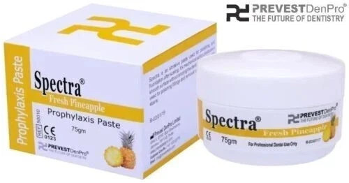Dental SPECTRA Prophylaxis Polishing Paste After Scaling 75g Pineapple Flavour