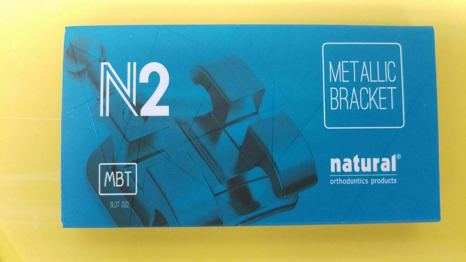 SET X 5 ORTHODONTIC BRACKET MBT .022» W/H 3,4,5 MIM MICROETCHED MESH BASE