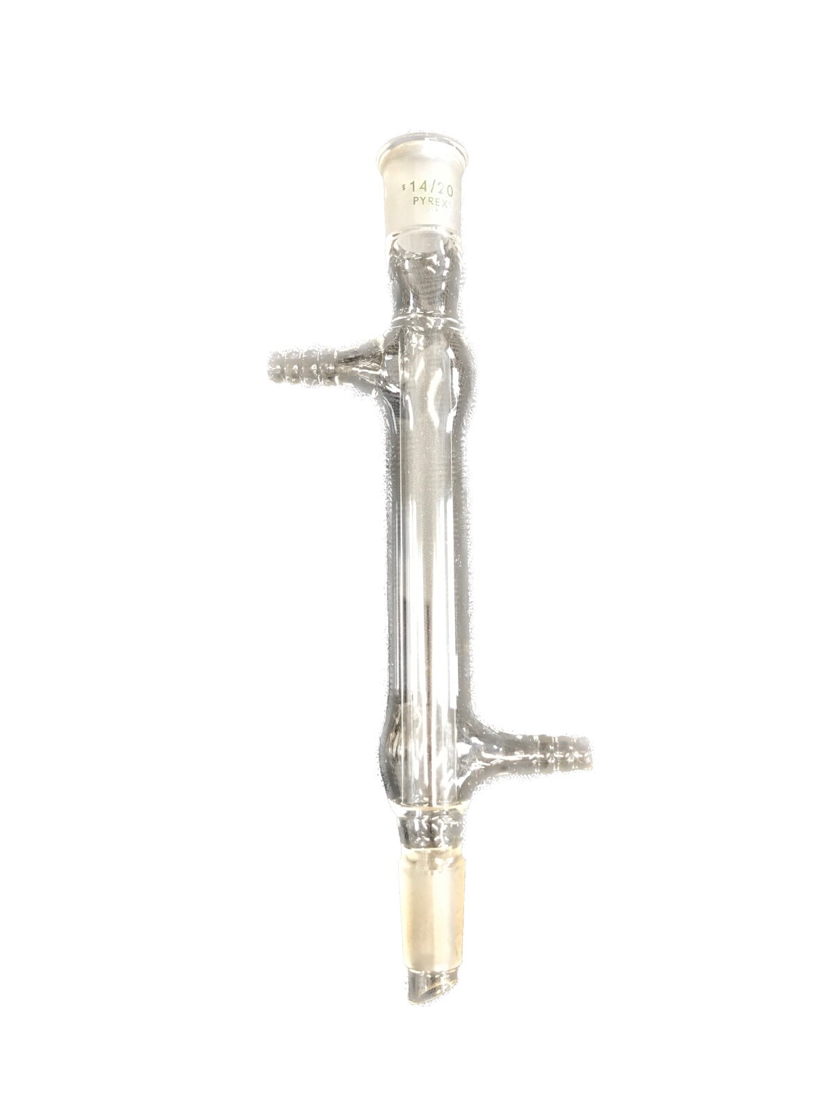 CORNING PYREX Glass 14/20 West Condenser 107mm Jacket 7-1/2” OAL