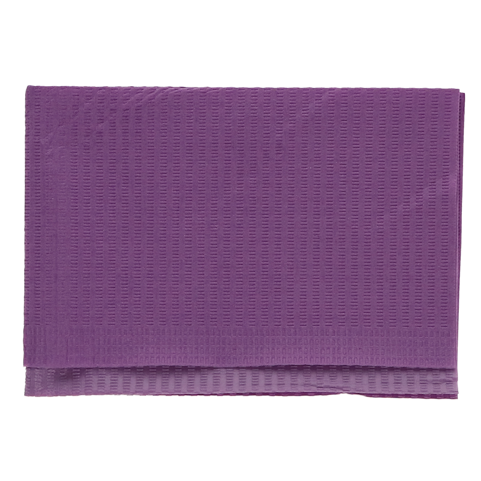 House Brand Dentistry 109220 Dental Patient Bibs 2+1 Ply 13″ X 18″ Purple 500/Bx