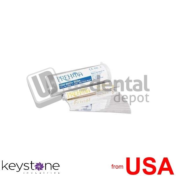 KEYSTONE Prehma Mylar Strips, CLEAR, (0.002ga/ 60 microns thick) 4in x 3 445909