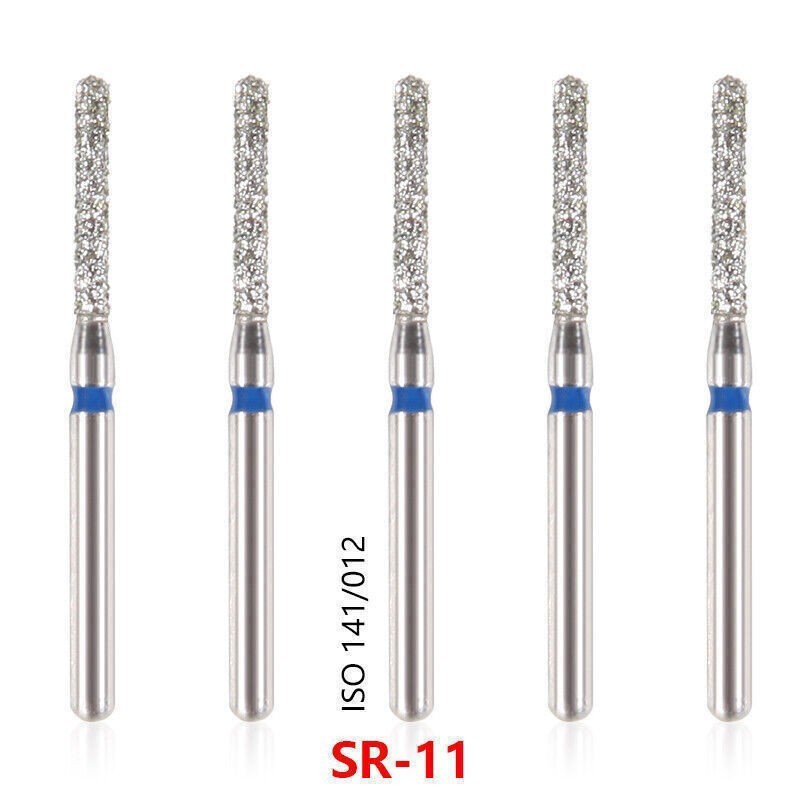 Dental Diamond Burs FG Standard for High Speed Handpiece FG1.6mm SR-11 5pcs/kit