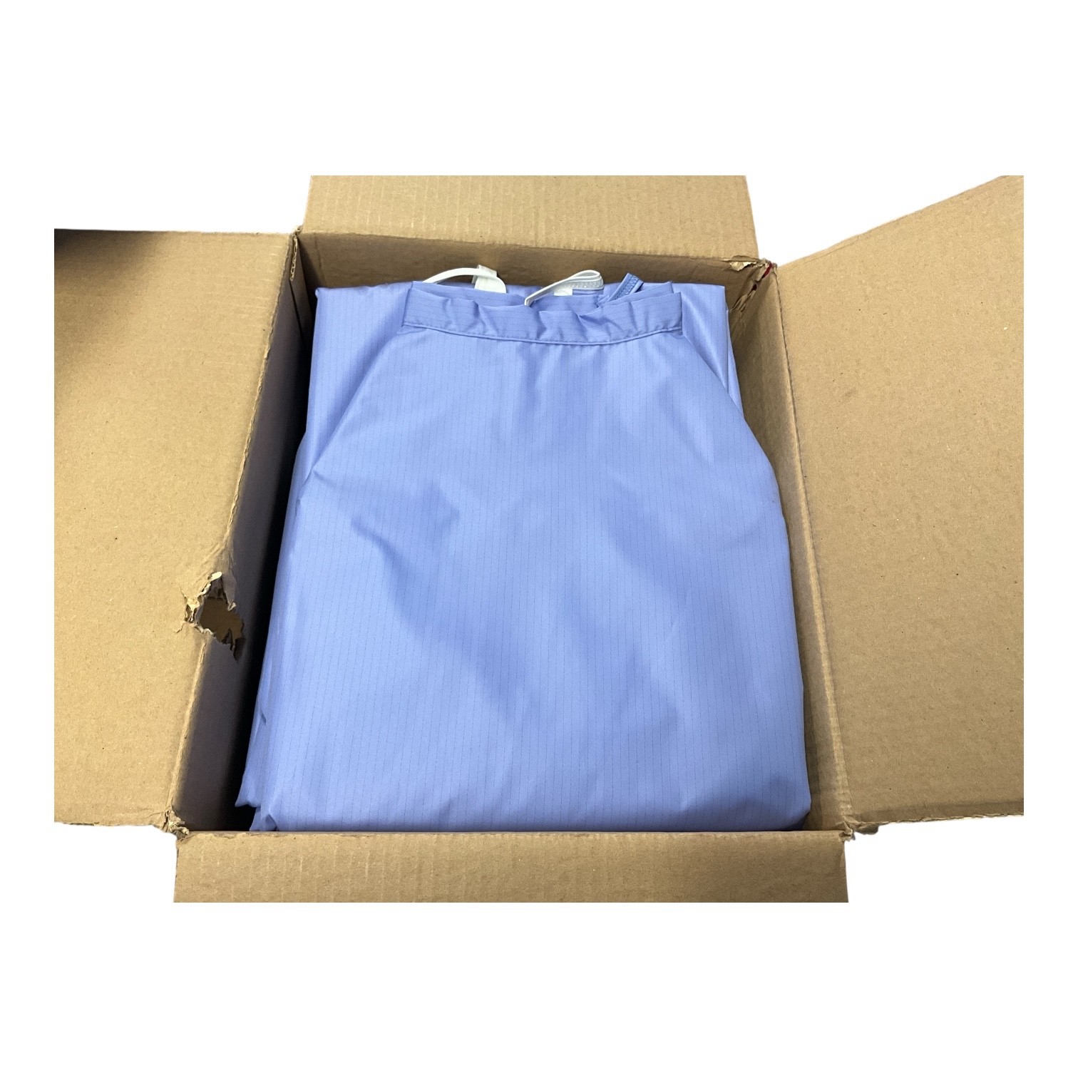 Medline MDT012083L Blockade 2-Ply Surgeon Gown Large Ceil Blue 12/Case