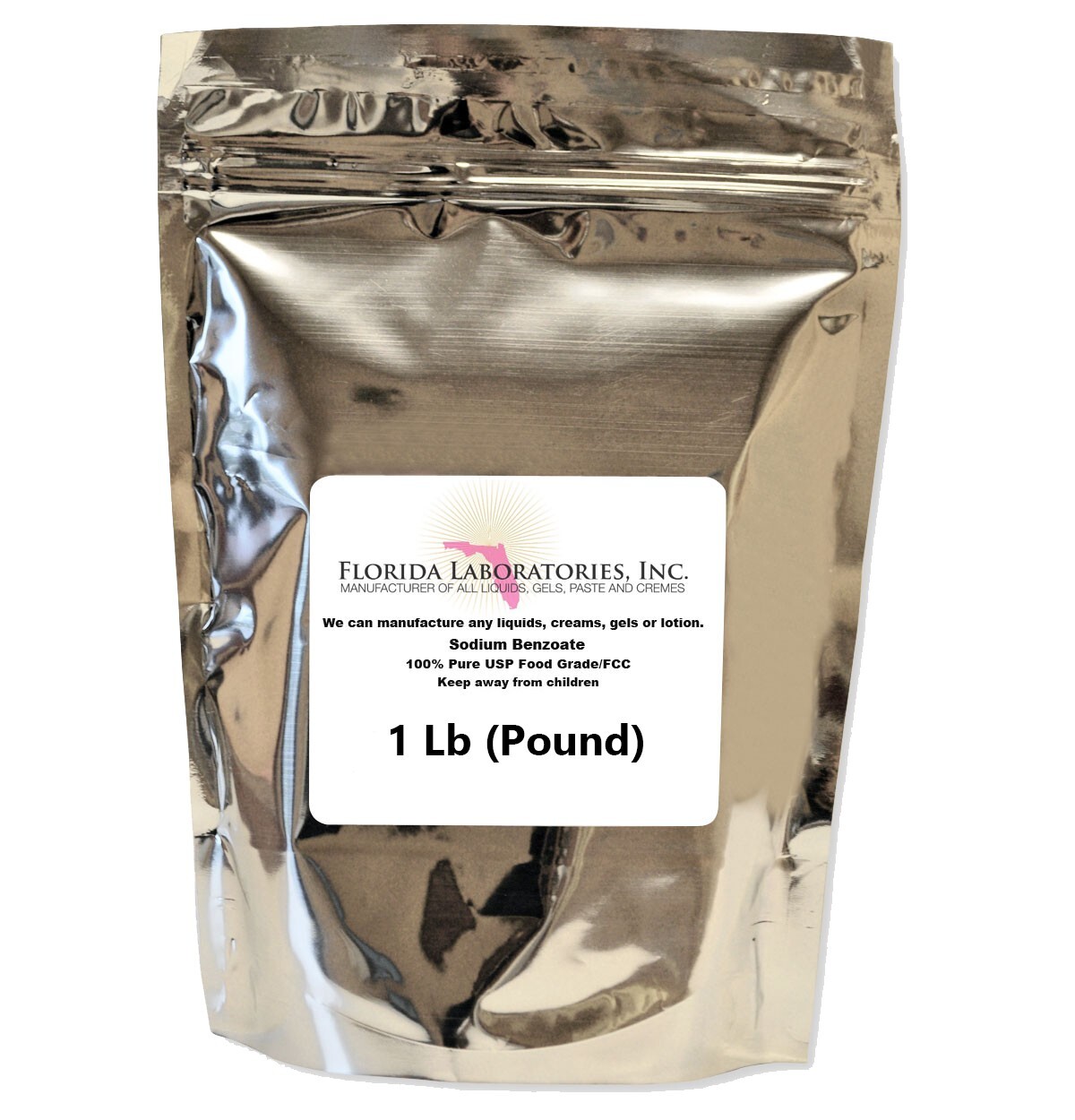1 LB Sodium Benzoate 100% Purity Food Grade Preservative Additive – Free Ship