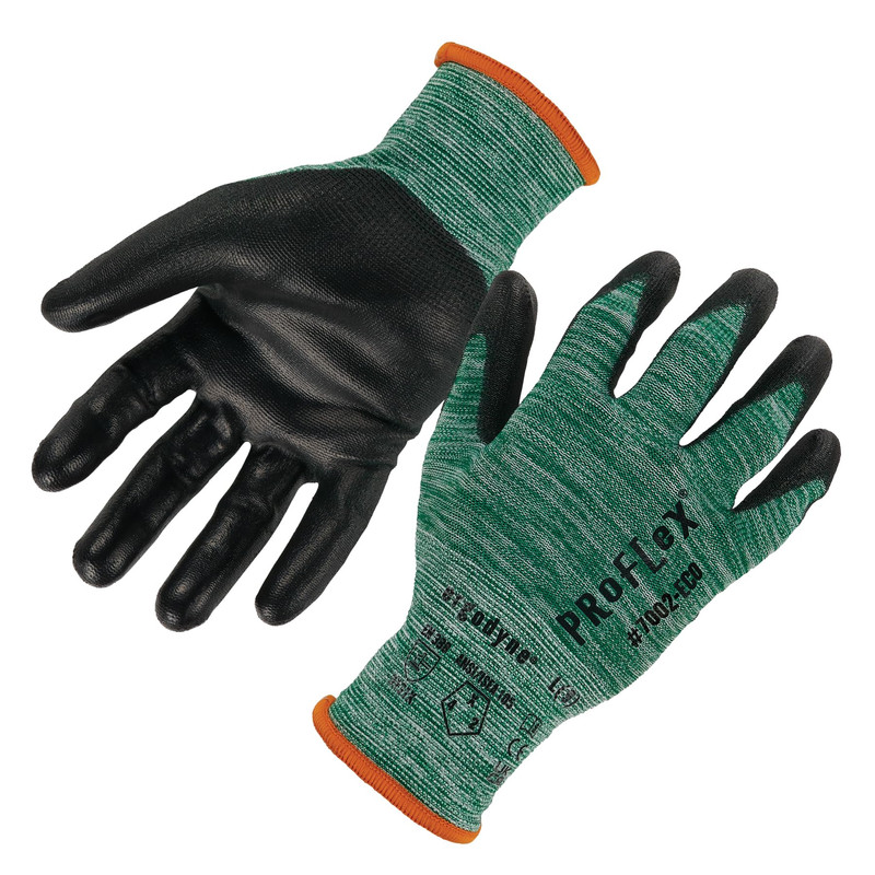 Ergodyne Proflex 7002-Eco Work Glove Recycled Pu Coated Palms Gloves Post