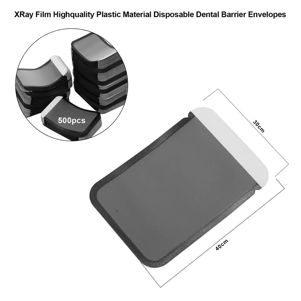 500/pack Size 2 Barrier Envelopes for Phosphor Plate Dental Digital X-Ray Scan X