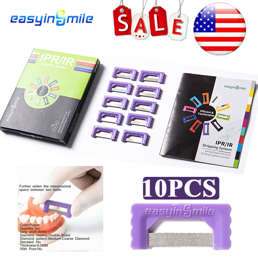 1XDental IPR enamel restorative Strip Ortho Interproximal Reduction Strip 0.2MM