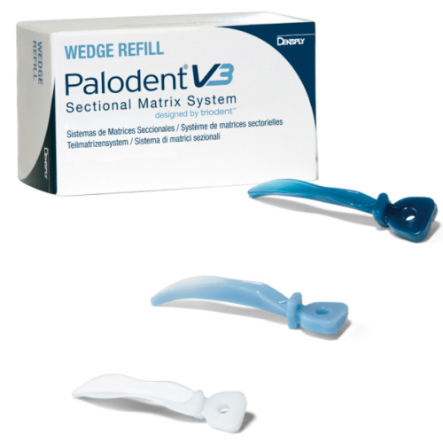 Dentsply Palodent V3 Medium Size Wedges Refill Pack ( Pack Of 100 )