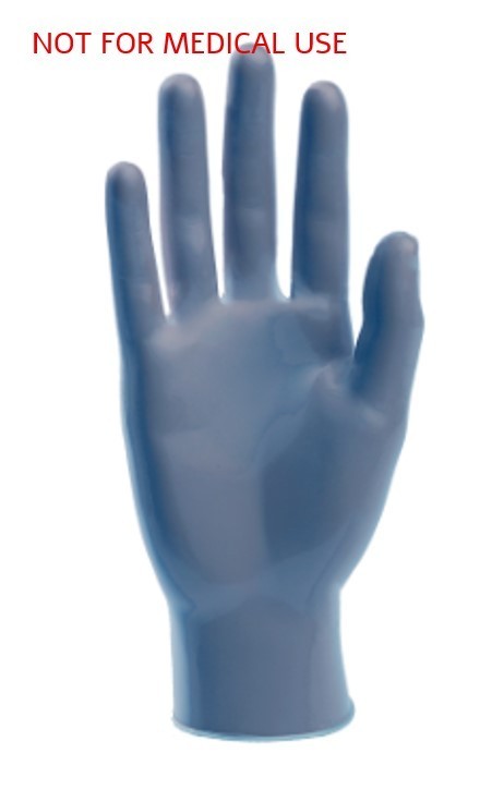 4-Sizes SureCare® Powder Free BLUE VINYL- General Purpose NOT FOR MEDICAL USE