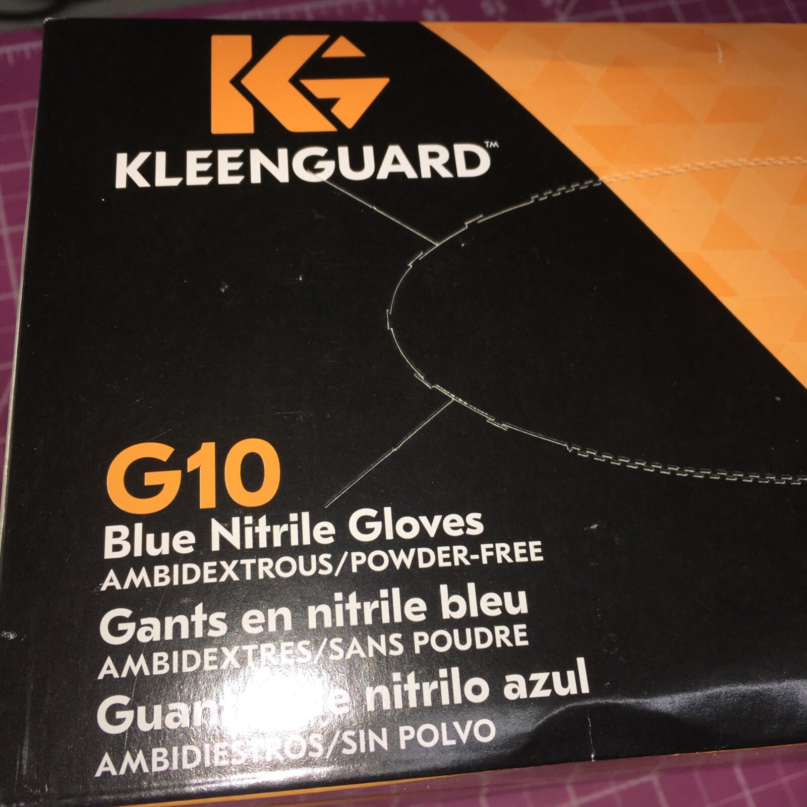 Kleenguard 57370 G10 Blue Nitrile Ambidextrous Gloves XS (sz6) 2pk. 👀 GR8 BUY.