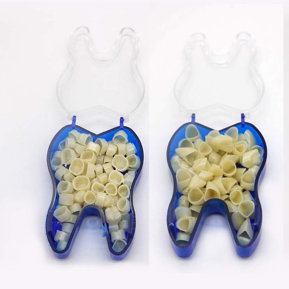 100 Pcs Kit De Coronas Dentales Temporales Mixtas Anterior Frontal Y Molar Po…