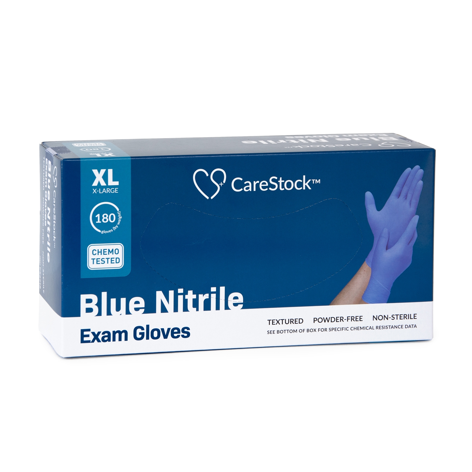 CareStock Nitrile Exam Glove Standard Cuff Length X-LARGE CS2718 180 per Box