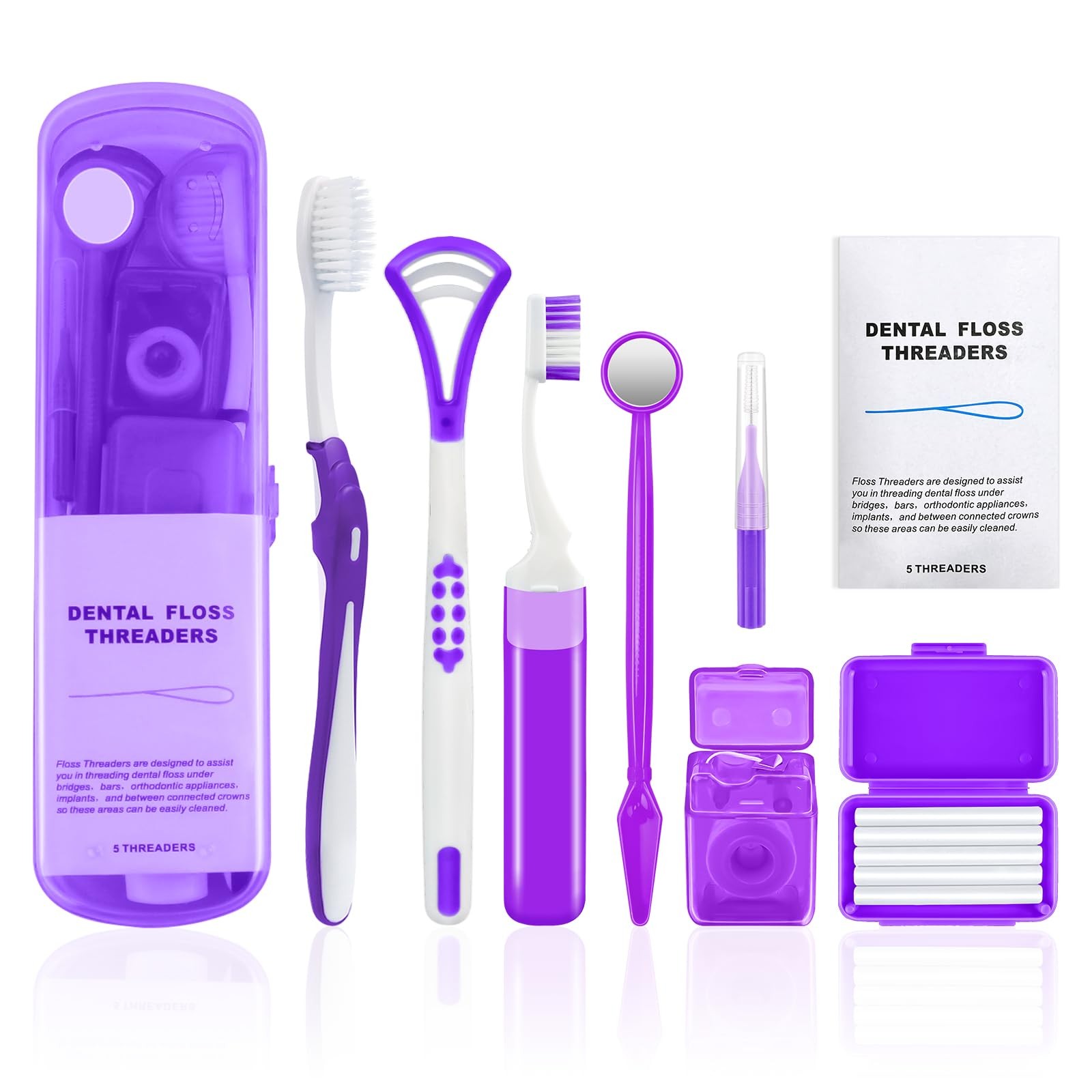 Portable Orthodontic Oral Care Kit – Orthodontic Dental Care Kit for Braces w…