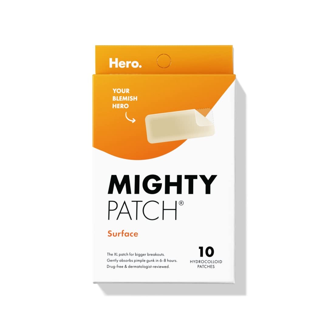 Mighty Patch Surface Large Pimple Patches For Face From Hero Cosmetics Acne