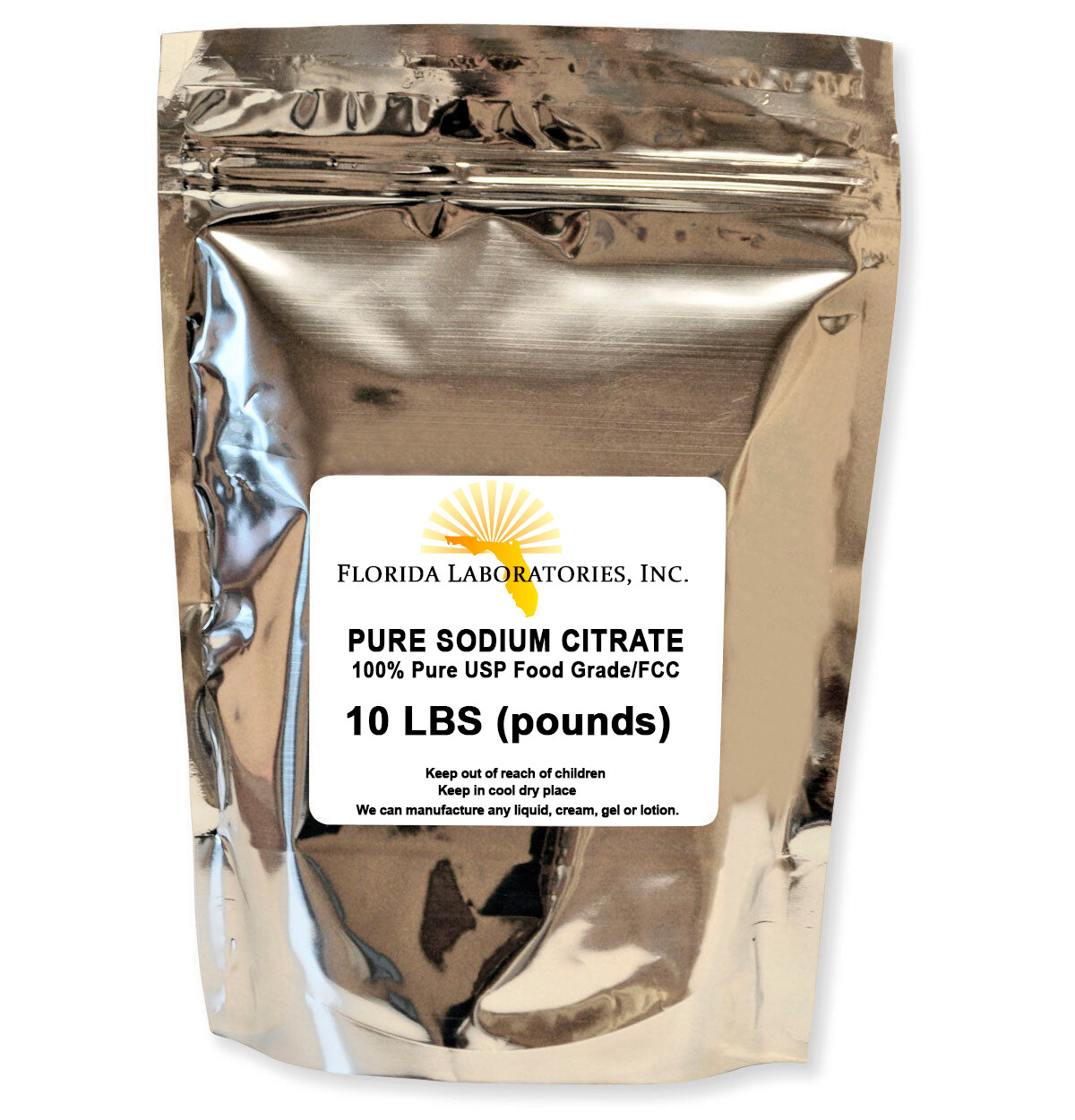 Sodium Citrate USP/FCC-10LB-TriSodium Dihydrate 100% Food Grade Granular Non GMO