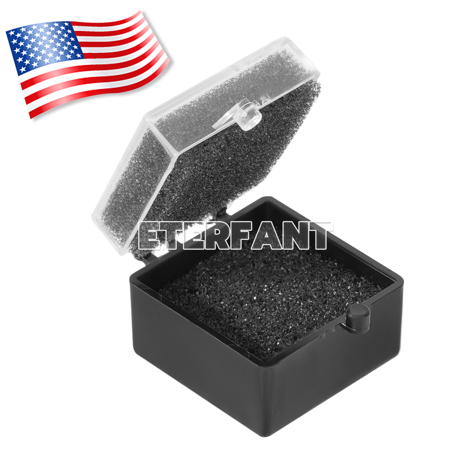 1000pcs/PK Dental Lab Crown/Veneer/Bridge Boxes – 1 Inch Clear Top with Fillers