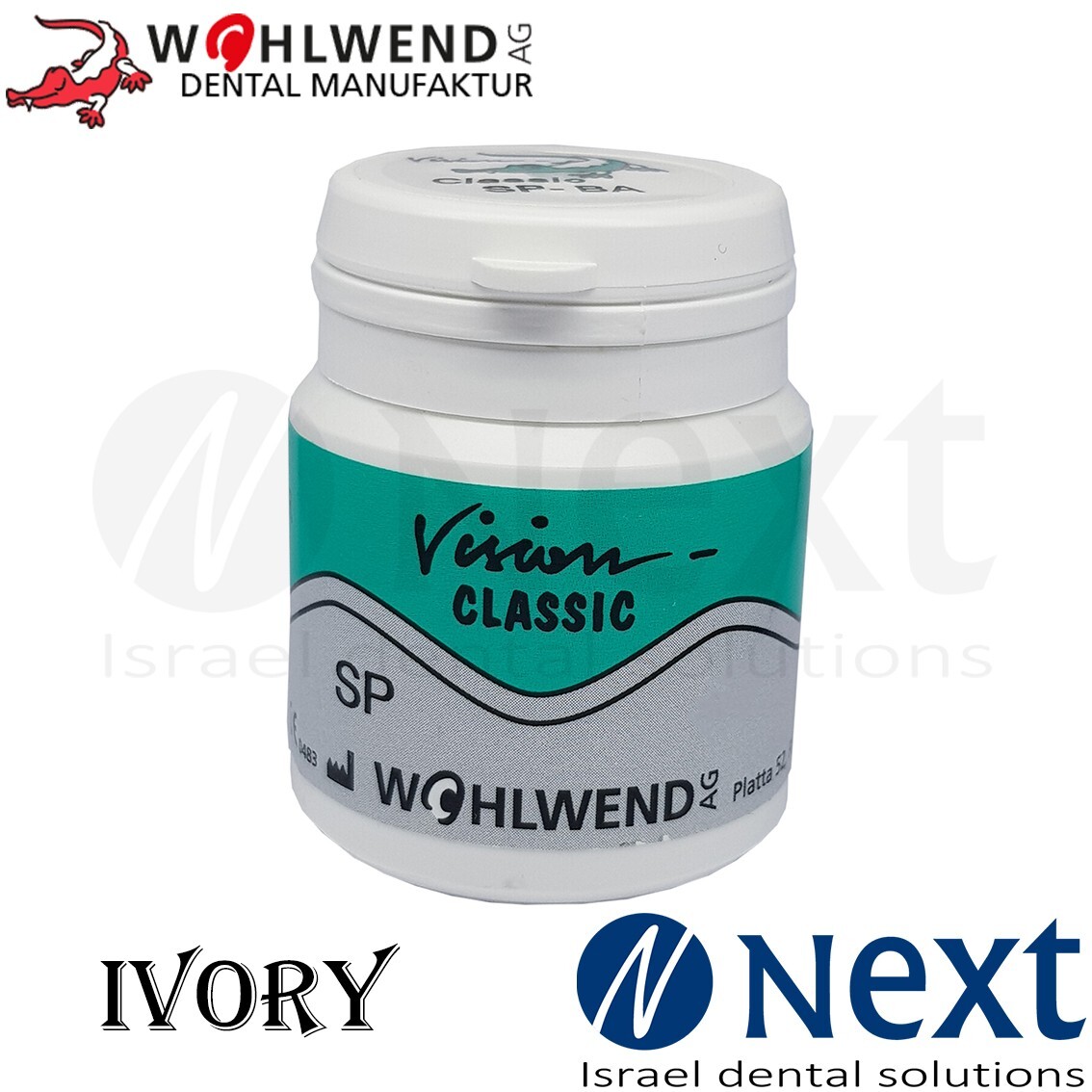 Dental lab ceramic porcelain Vision classic Wohlwend SCHULTER SP 20gr IVORY