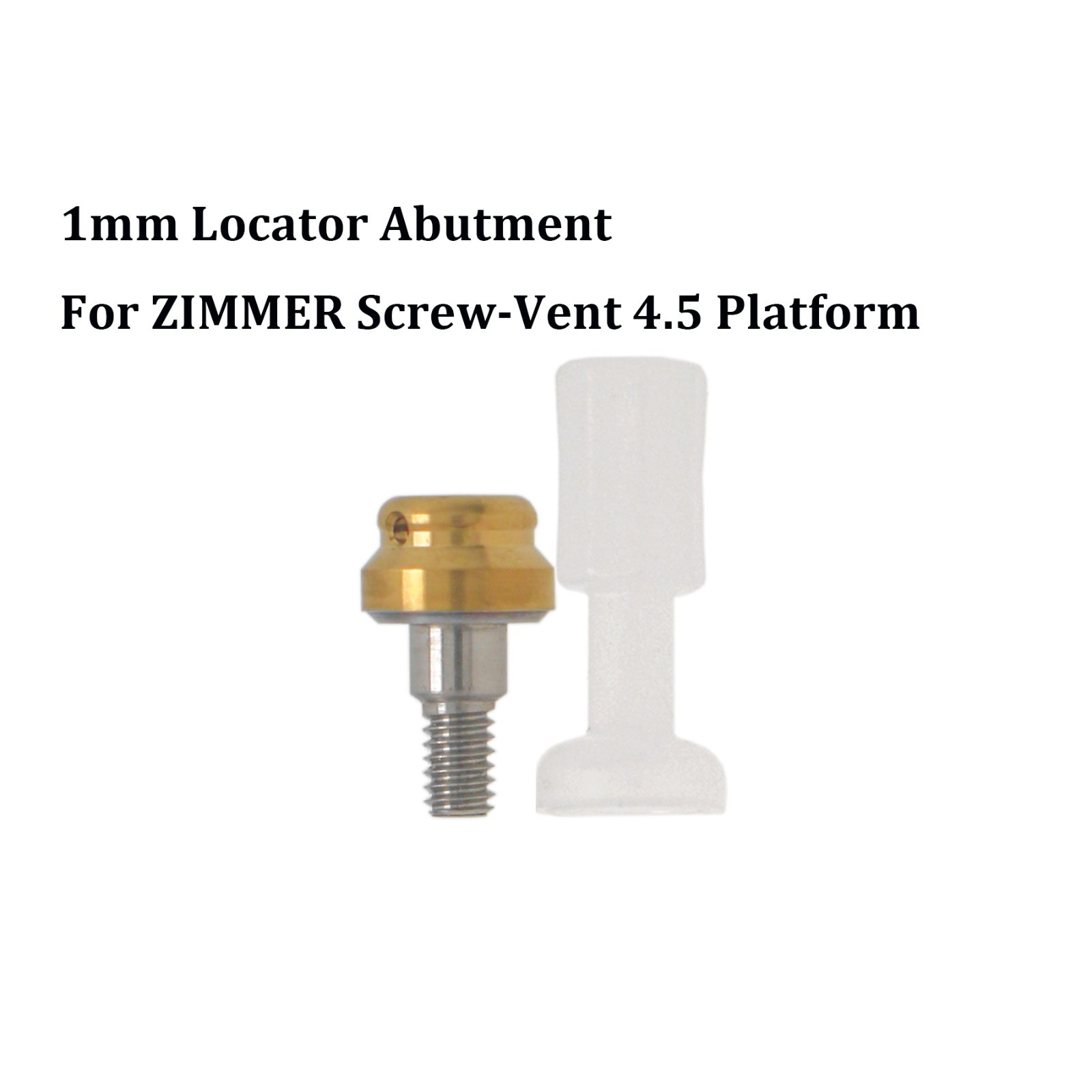 US Dental LOCATOR Removable Attachment Abutment fit Zimmer Cortex MIS Ø3.5/4.5mm