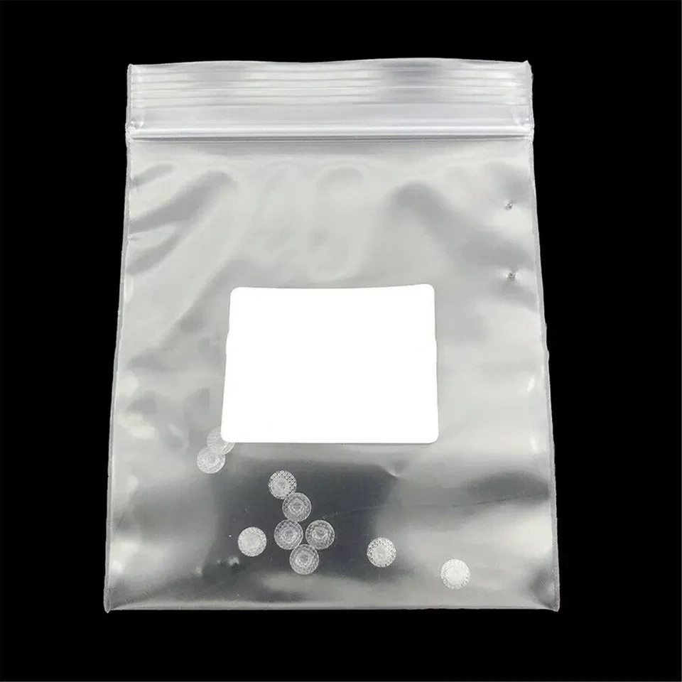 10Pcs/Pack Dental Clear Orthodontic Ceramic Lingual Button Bondable Round Base