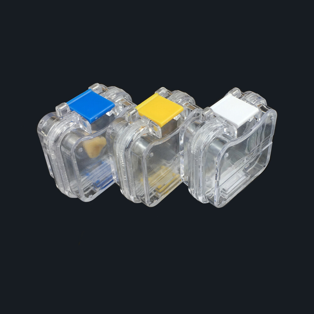 20pcs Denture Plastic Membrane Box Storage Case with Film Dental Teeth Box