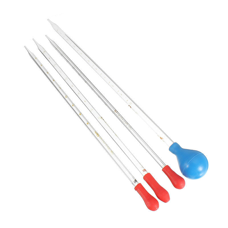 10ml Glass Graduated Scale Dropper Pipette Lab Transfer Pipettes Rubber Head