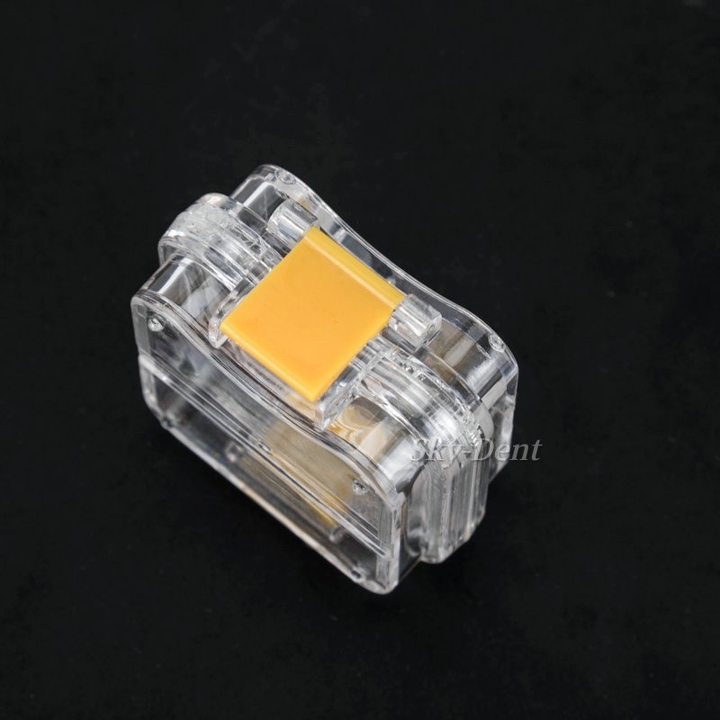 Plastic Denture Teeth Acrylic Membrane Hinged Display Case Jewelry Storage Box