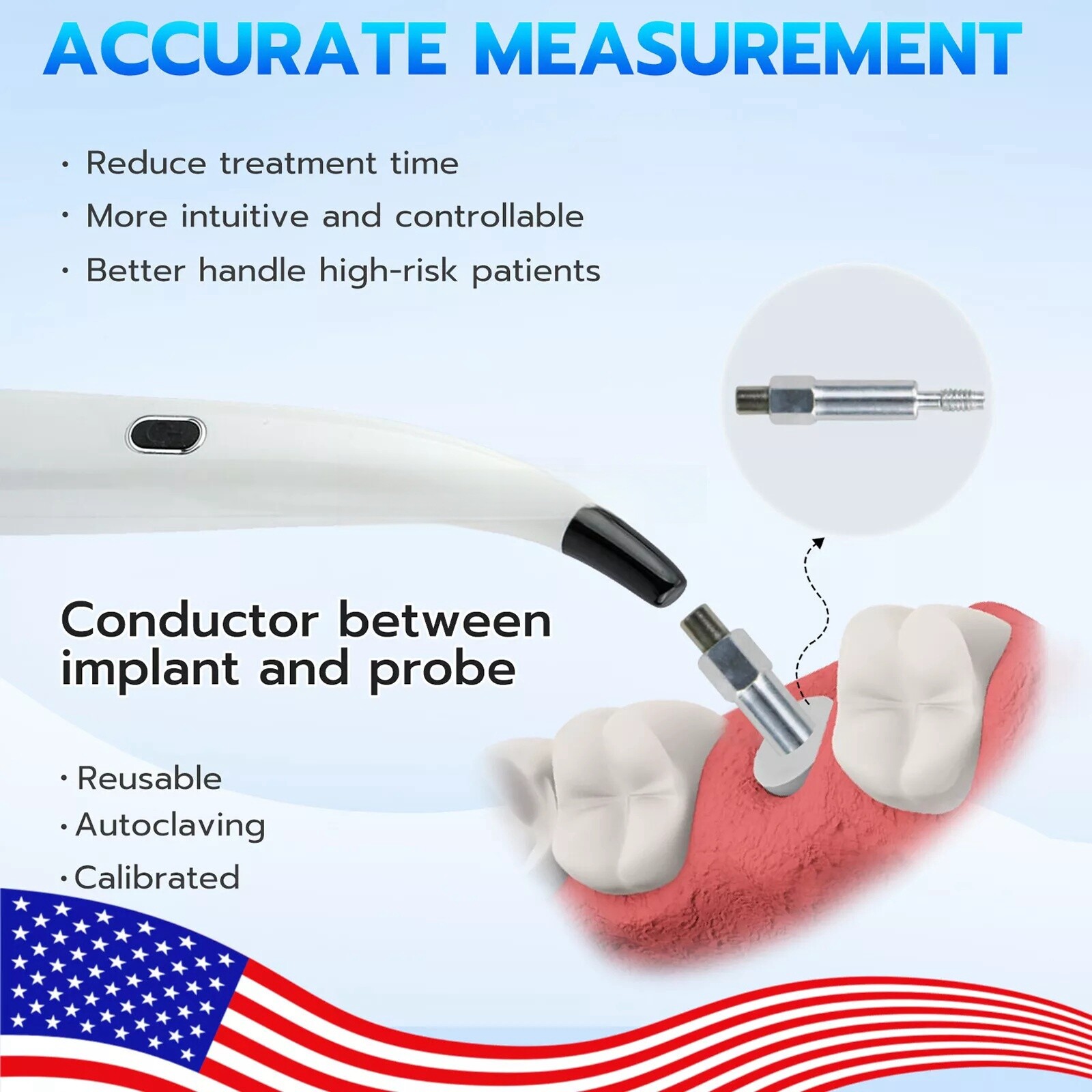 DENTAL MONITOR OSSEOINTEGRATION ISQ IMPLANT STABILITY METER FAST SHIPPING