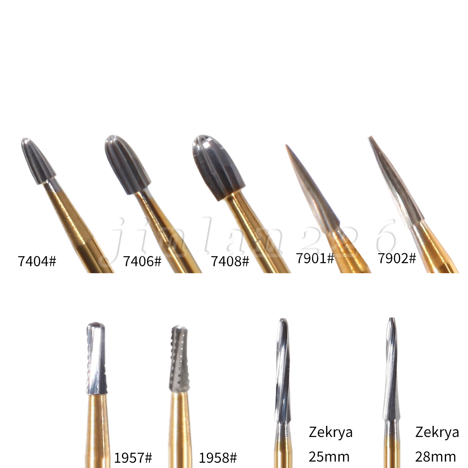 Dental Tungsten Carbide Burs Trimming & Finishing &Polishing FG Round High Speed