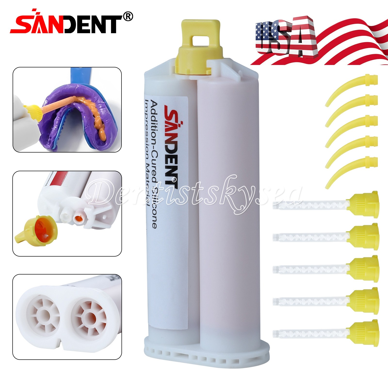 Dental Impression Putty Fast Set VPS Putty Heavy/Light Body Fast Rapid Set