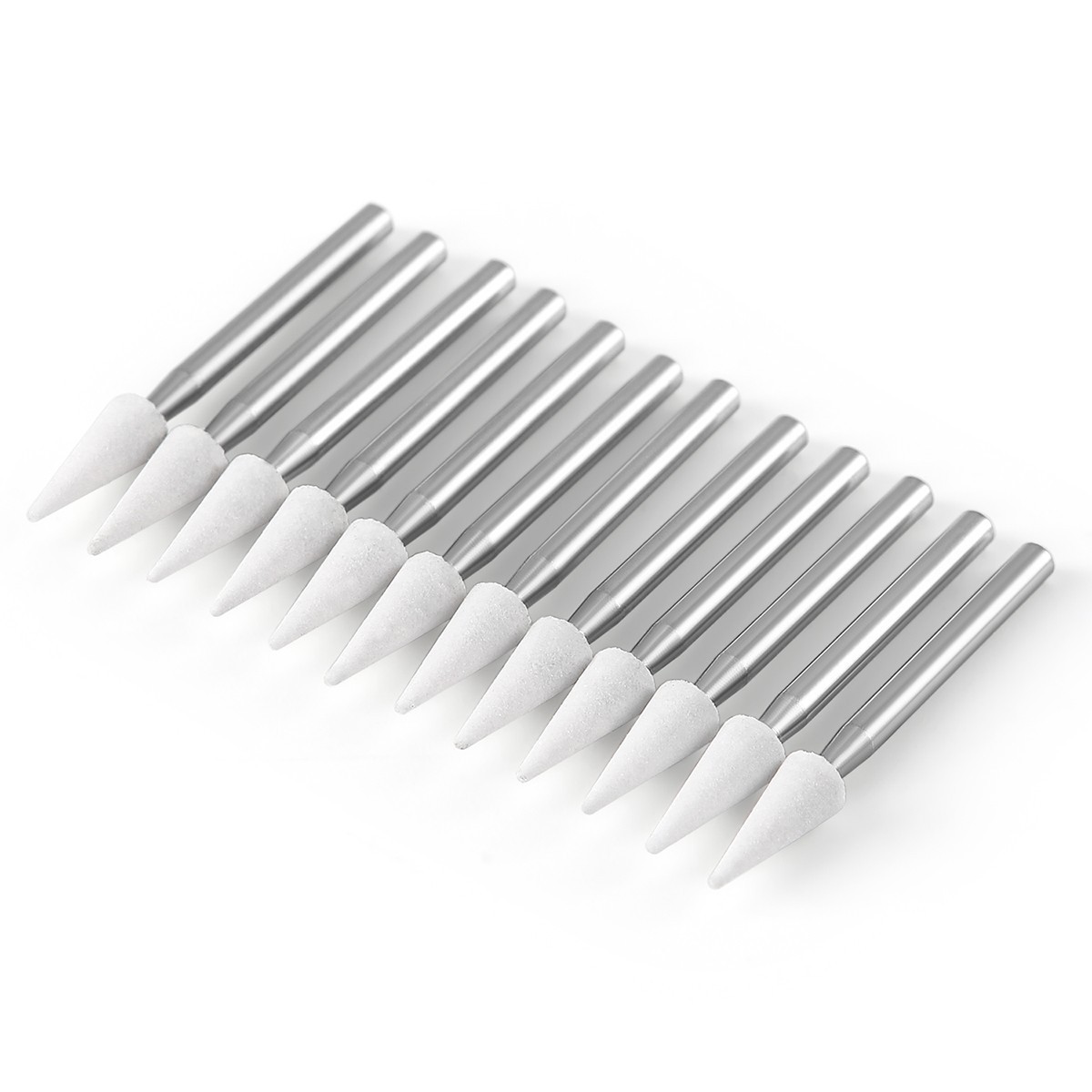 Dental Cone White Stone Polishing FG Burs CW1114 12/pk Abrasion