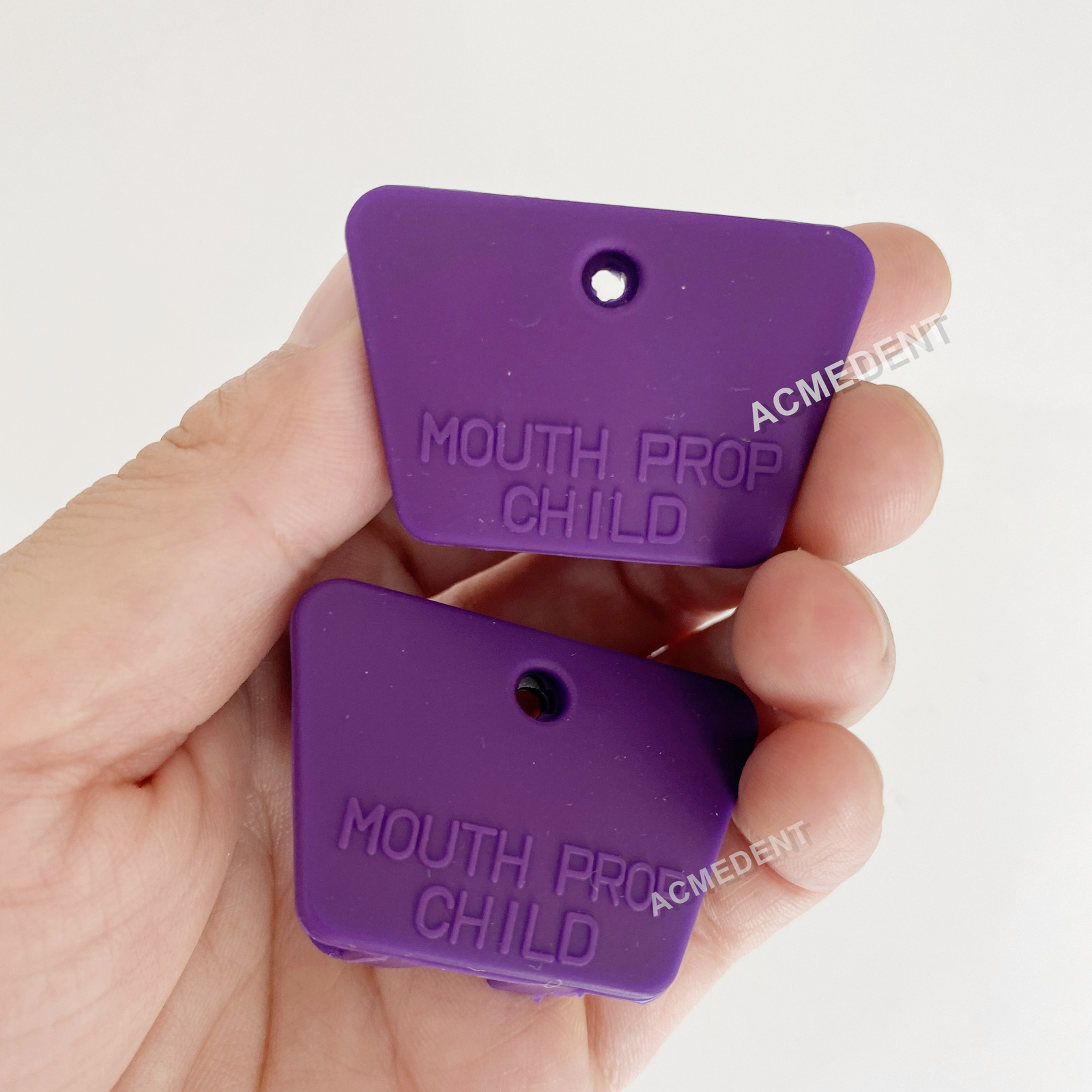 20Pcs Dental Bite Props Purple Block Mouth Prop Adult Child Blocks Strong 134℃