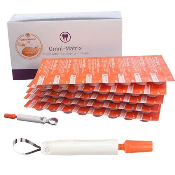 Ultradent 1101 Omni-Matrix Retainer Bands Wingless 6.5 mm .0025″ Orange 48/Pk