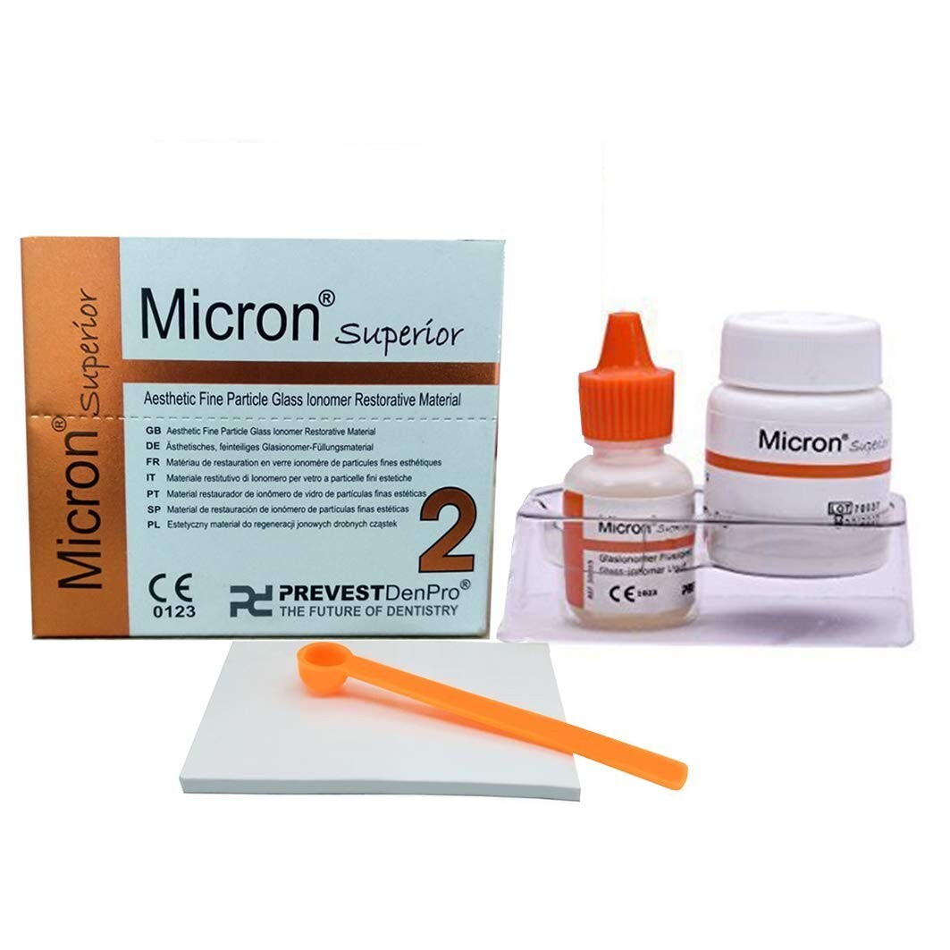 Micron Superior 2 Prevest Denpro Glass Ionomer Dental Cement Permanent Resto