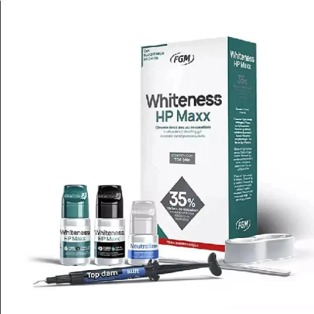 FGM Whiteness HP Maxx One Patient Kit Tooth Whitening Cream Paste 1 PATIENT KIT
