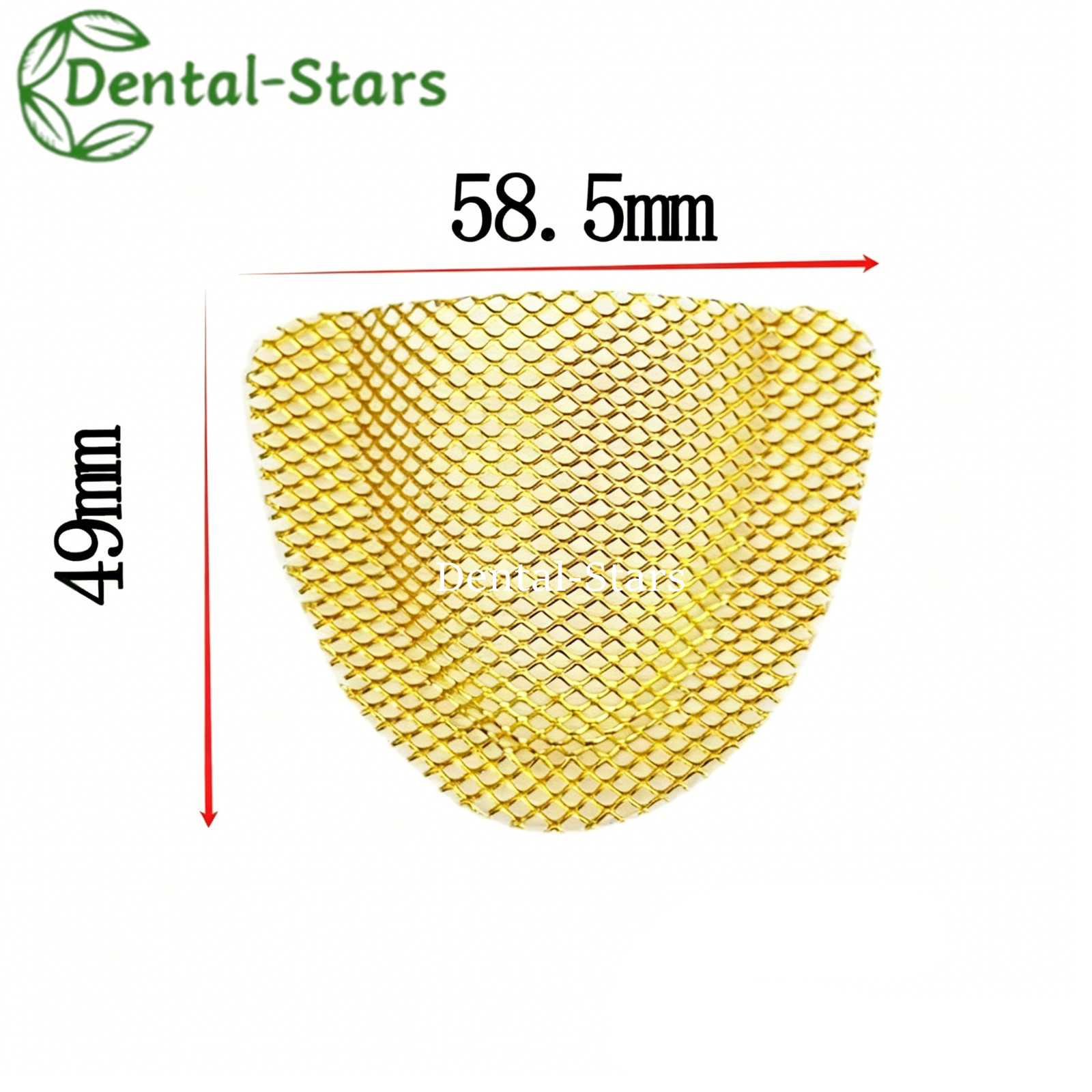 5 Pairs Dental Lab Grid Strengtheners Frego Reinforcement Mesh Gold/Sliver Upper
