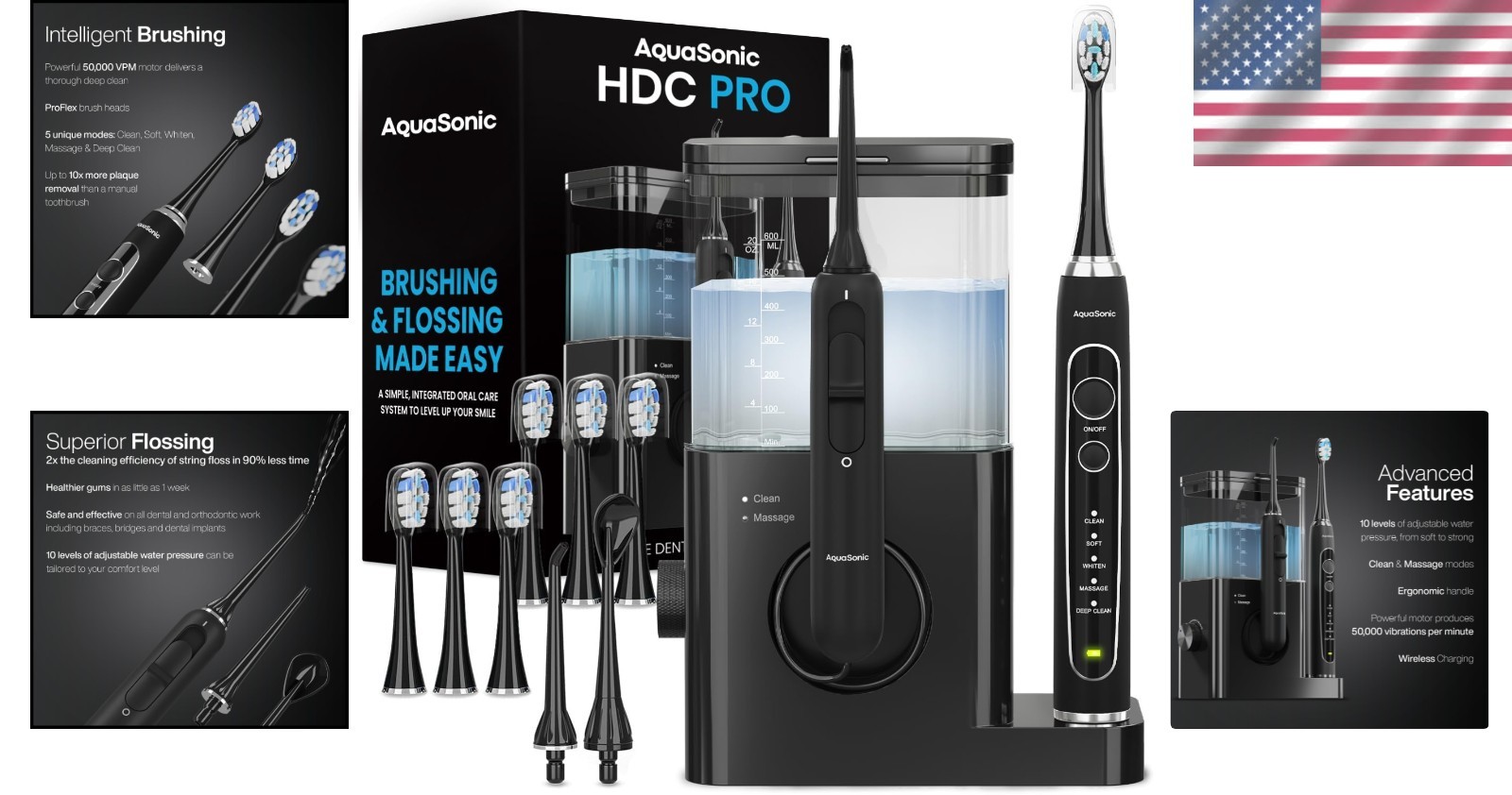 Advanced Oral Care Kit – Power Toothbrush & Oral Irrigator