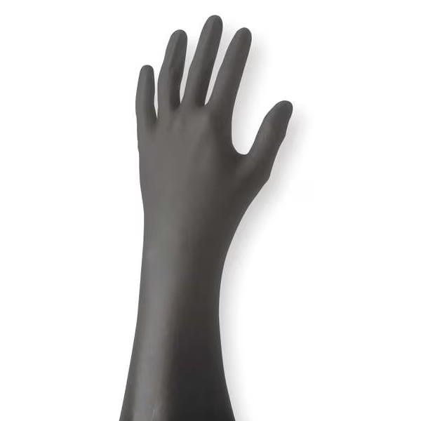 Showa 7700PFT, Disposable Gloves, 4 mil Palm, Nitrile, Powder-Free, M (8), 50