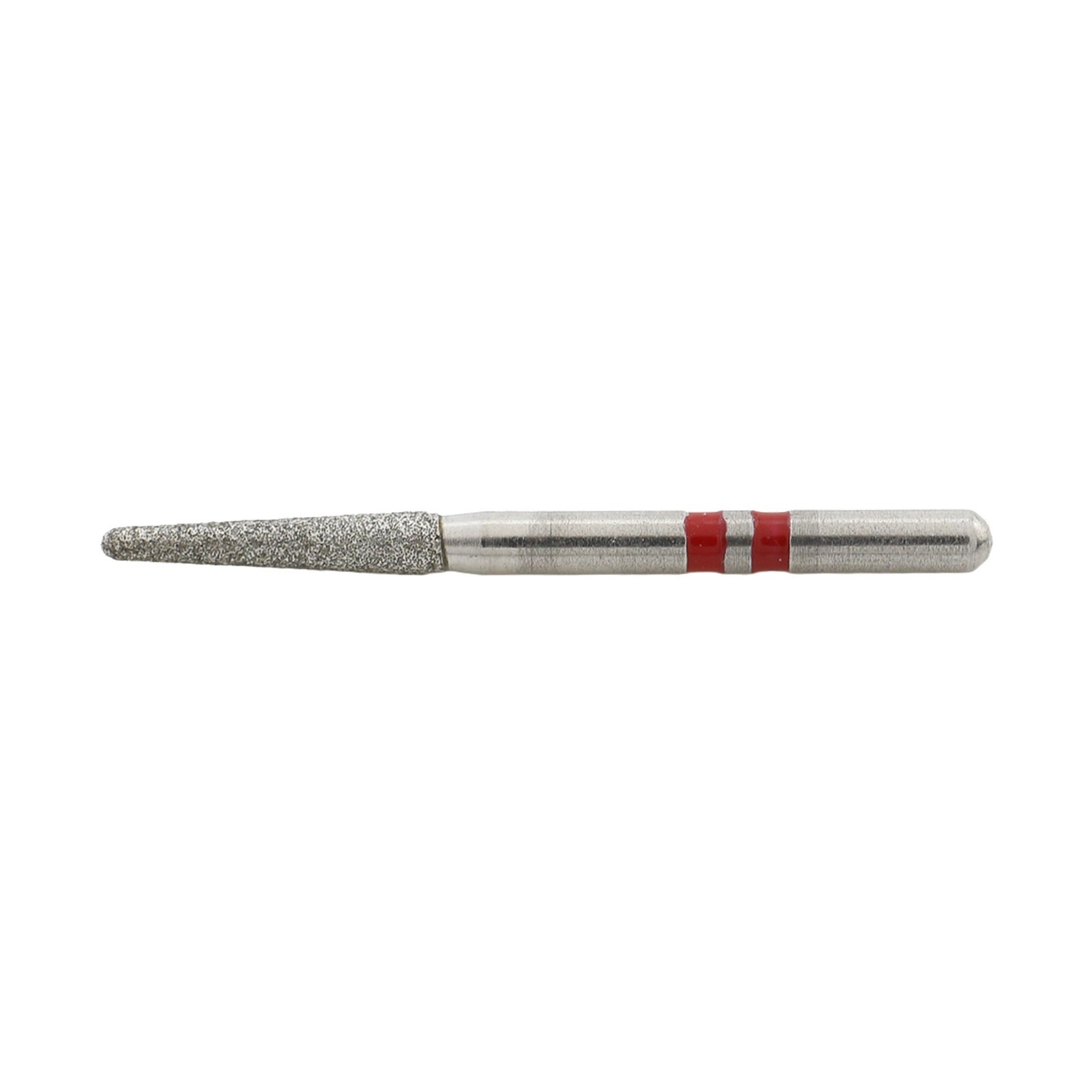 Dental Zirconia Diamond Burs Z856/016 Fine FG Bur Round End Taper High Speed Red