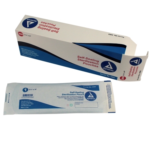 Sterilization Bag/Pouch 3.5″X9″ 1400pcs (7 Boxes of 200 per box) Self-Sealing