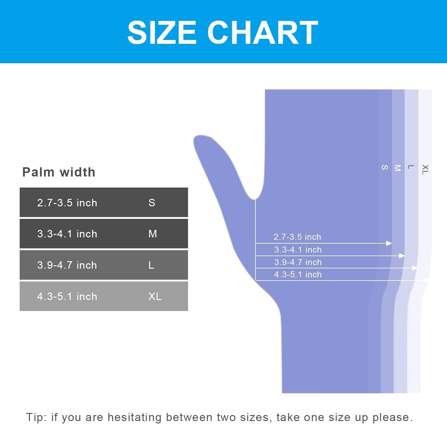 Latex-Free Ice Blue Nitrile Gloves – 1000 PCS, Ideal for Medical & Cleaning