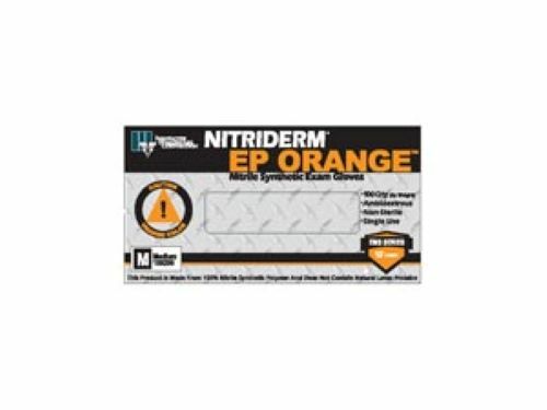 INNOVATIVE NITRIDERM NITRILE EP ORANGE, PF, MEDIUM, 100/BOX, 10 BOX/CASE,1 CASE