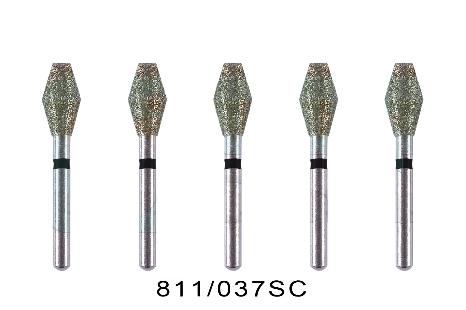 10 Pcs Dental Diamond Burs FG Occlusal Barrel 811/037SC Super Coarse Grit High