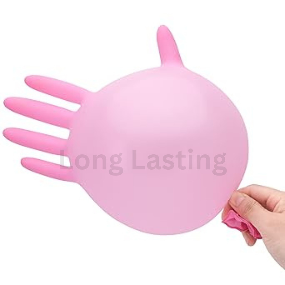 Pink Disposable Gloves for Every Task – 100-Count Box